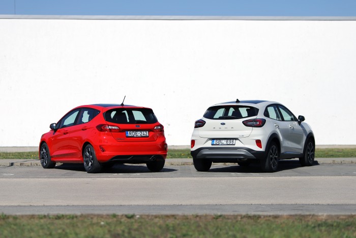 ford puma dimensions compared to fiesta