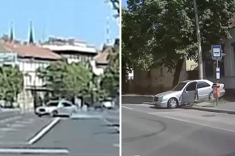 Komolyan bepörgött egy autós május elsején Szegeden