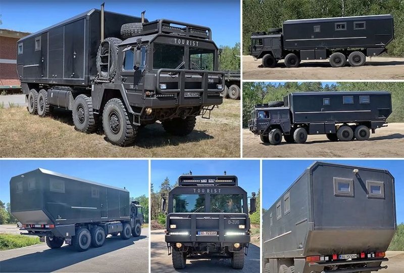 Brutális katonai teherautóvál vág neki a világnak egy német nyugdíjas 1 | Vezess Brutális katonai teherautóvál vág neki a világnak egy német nyugdíjas 1