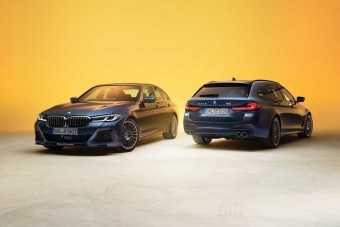 300 felett száguldhat a család az Alpina 5-ös BMW-jében