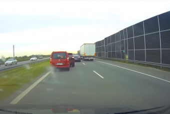 Újabb baleset mutatja, miért kell tartani a követési távolságot