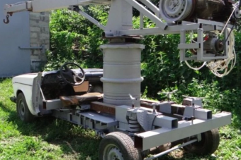 Vén Ladából tákolt darut egy orosz ezermester