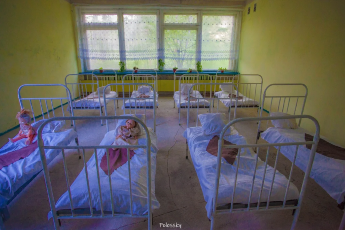 Hátborzongató a felújított óvoda Csernobilban 2