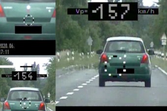 157-tel szágudott Suzukijával a részeg gyorshajtó