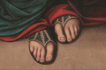 Ilyen közelről még nem láttad Jézus lábujját