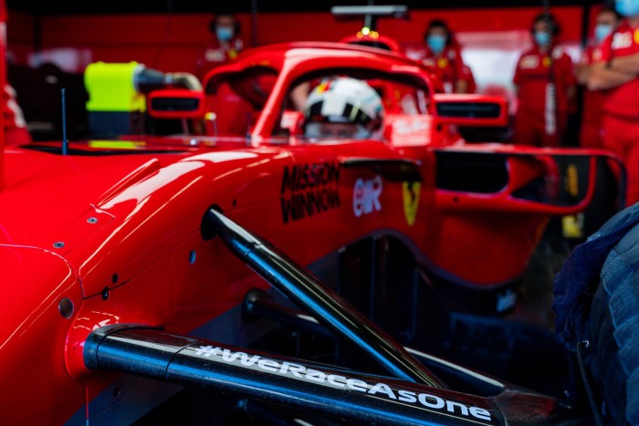 F1: Így dönget Vettel a Ferrari tesztjén