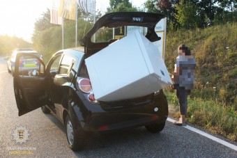 Erre az autósra még a rendőrök is rácsodálkoztak