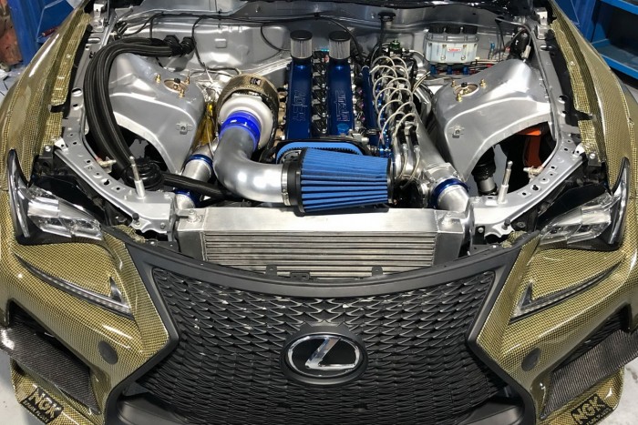 Lexus RC F driftautó, 1200 lóerős 2JZ-vel 6