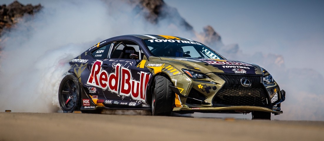 Lexus RC F driftautó, 1200 lóerős 2JZ-vel