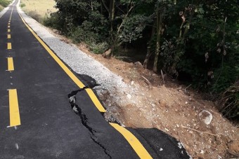 Elvitte a víz a 666 millió forintos kerékpárutat