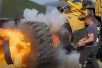 Kerékszerelésnek indult, életveszélyes robbanásként ért véget