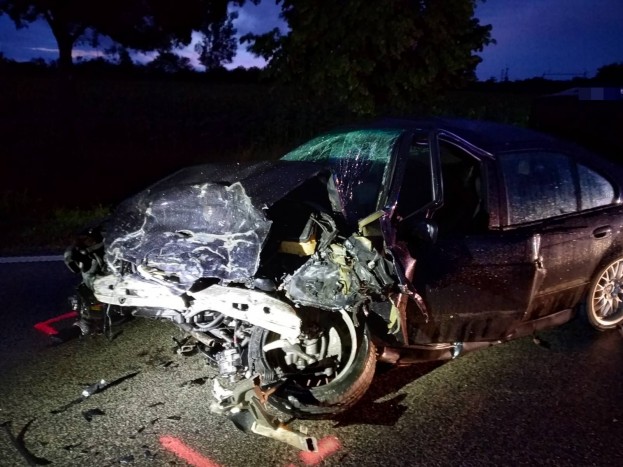 Frontális karambol, egy halott a 85-ös főúton 2