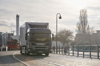Itt a Scania következő elektromos teherautója