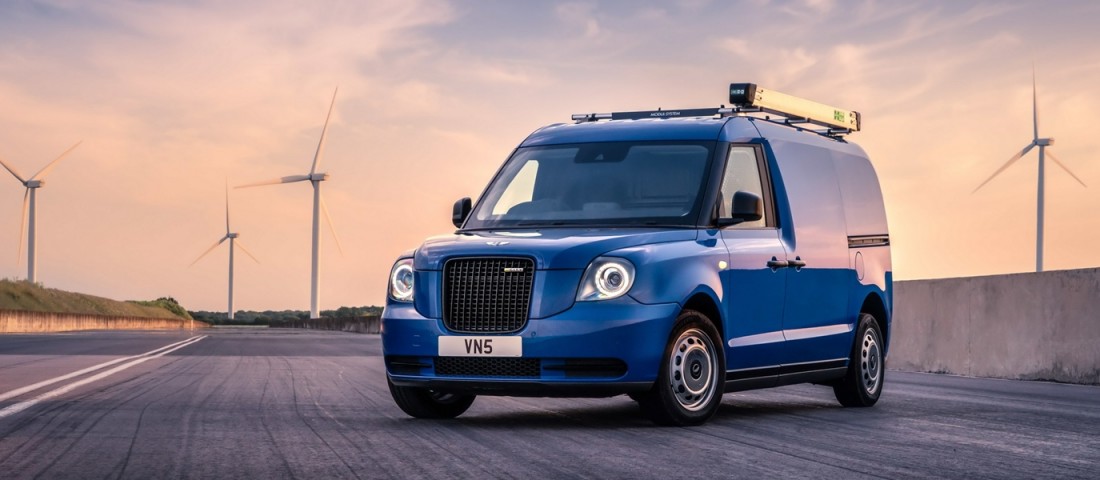 Konnektorról tölthető furgon készült a londoni taxiból