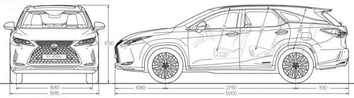Luxus L-es kabátban – Lexus RX450hL 1