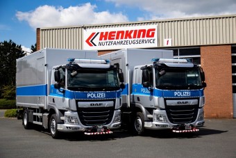 Különleges teherautókat vásárolt a rendőrség
