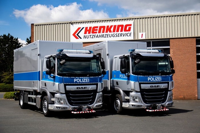 Különleges teherautókat vásárolt a rendőrség