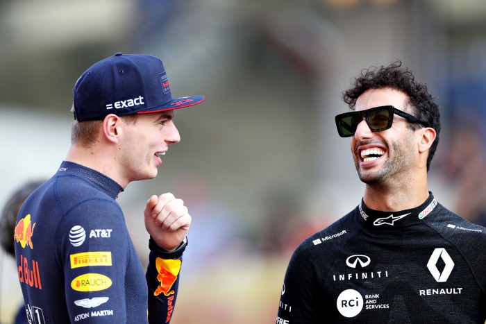 F1: Bajba keveri magát Verstappen és Ricciardo