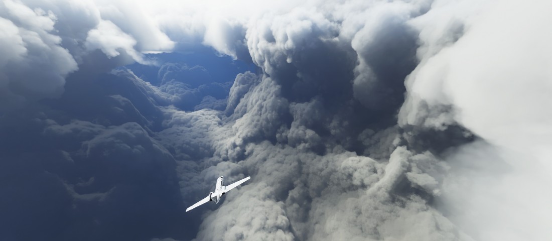 Repülővel nézik meg a Laura hurrikán belsejét