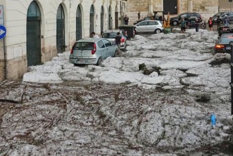 Olyan jégvihar pusztított Veronában, amilyet még nem láttunk