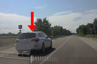 Itt a civil járőrautók újabb videós gyűjtése: záróvonalon előzés, piroson áthajtás