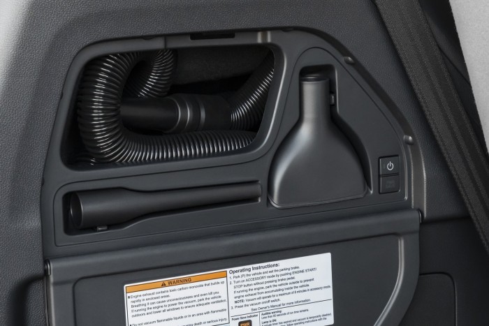 Fedélzeti porszívó és gyerekfigyelő a Honda családi bálnájában 8