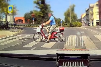 Szabálytalan bringások a rendőrség legújabb videójában