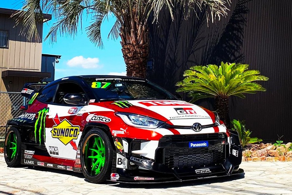Toyota GR Yaris Daigo Saito driftautó | Vezess