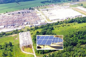 Négy és fél hektáron termel áramot az autógyártó