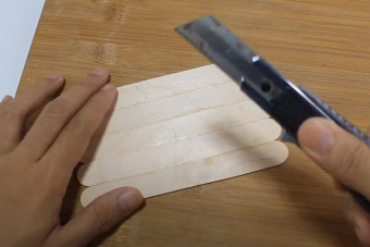 Meglepő, mennyire élethű modell készülhet jégkrémpálcikákból