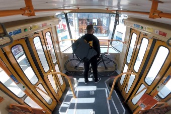 Már a pesti villamosokon is szállítható kerékpár