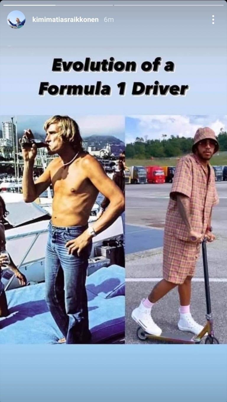 F1: Räikkönen is röhög Hamilton pizsamáján 1