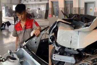 Ezt a ronggyá tört Nissant is kikalapálja a kínai szaki 