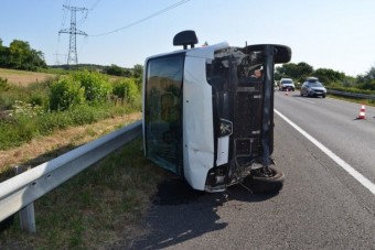 Borulás lett a büntetőfékezésből az M7-esen, nem ússza meg a vétkes