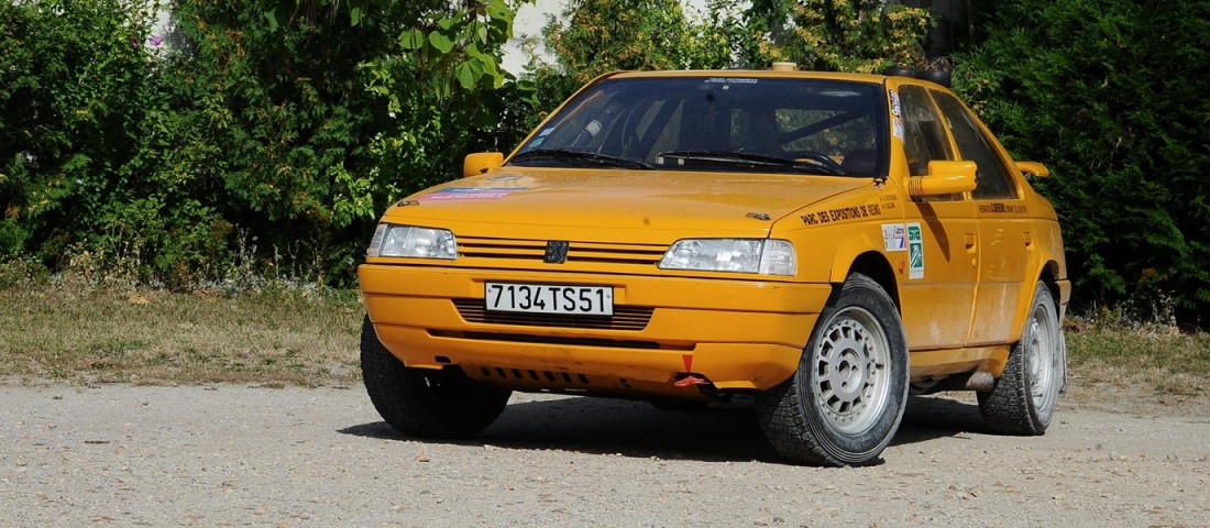 A terepralira készített Peugeot 405-ös nem jutott el az éles bevetésig