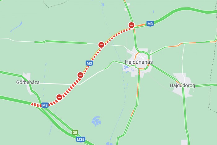 Szokatlan ok miatt zárták le az M3-as autópályát