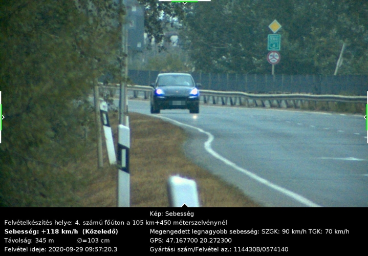 Két kilométeren belül kétszer mértek be egy gyorshajtót a 4-es úton 1 | Vezess Két kilométeren belül kétszer mértek be egy gyorshajtót a 4-es úton 1