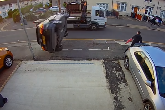 Ez a gyalogos már tudja, milyen az életéért futni