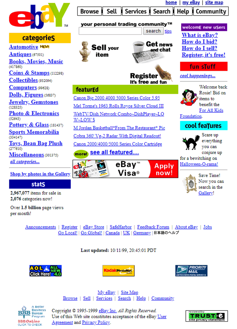 Így néztek ki kedvenc weboldalaid húsz éve 4