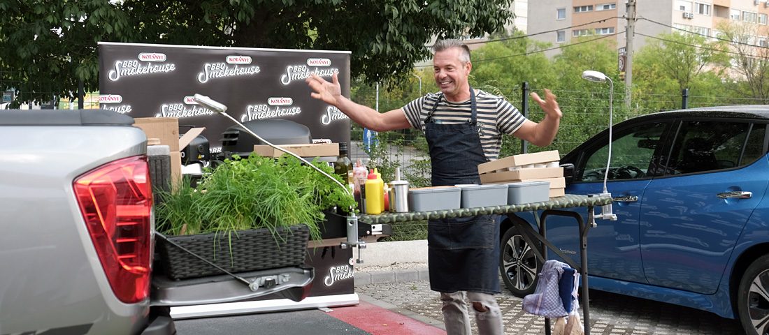 Mobilkonyha Nissan pickupból