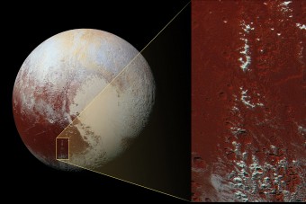 Kiderült, miért borítja hó a Pluto hegyeit
