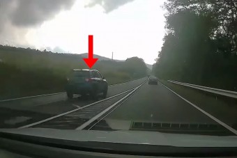 Erre a magyar autósra a rendőrök is felfigyeltek