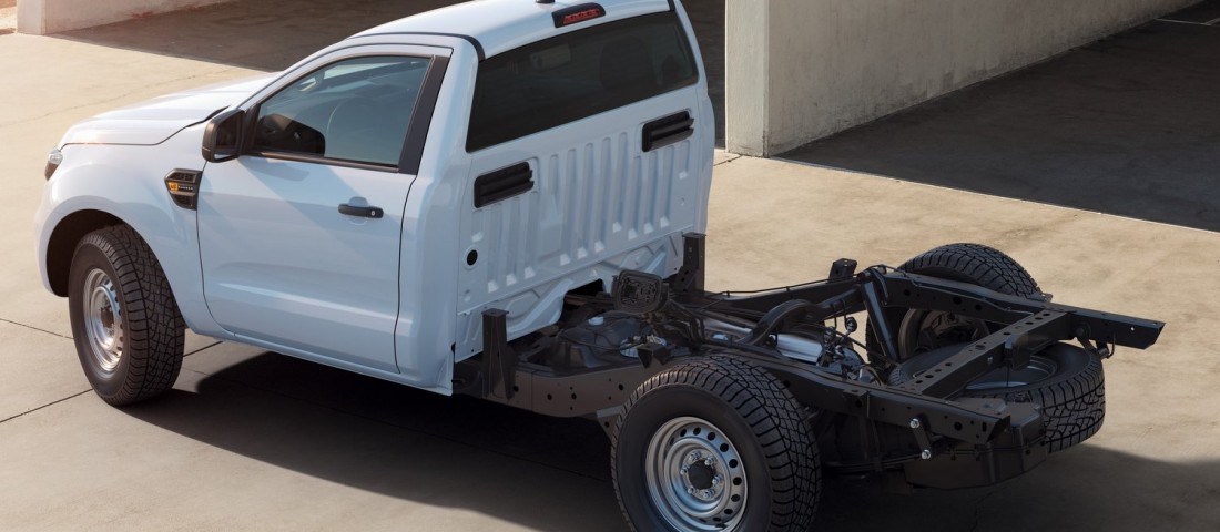 Már fülkés alvázként is kapható a Ford Ranger