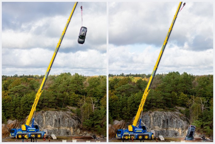 Ilyen őrült töréstesztet is csak a Volvo tud kitalálni 7