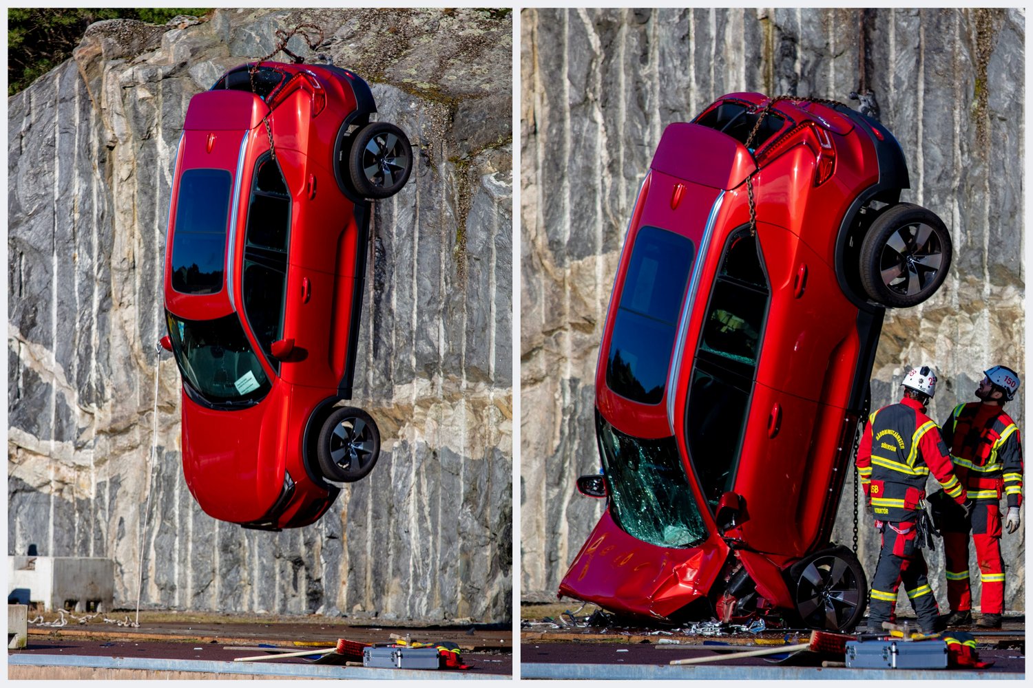 Ilyen őrült töréstesztet is csak a Volvo tud kitalálni 9