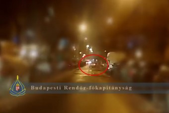 Driftelgetett a pesti autós, pechjére épp arra jártak a rendőrök