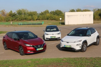 Összehasonlító teszt: melyik a legjobb villanyautó?