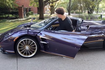 Apja méregdrága Paganiját törte össze a 17 éves youtuber