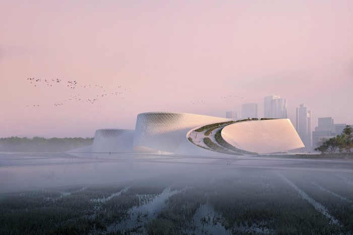 Folyóként kanyarog majd a múzeum épülete 1