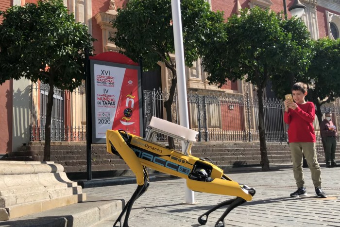 Már pincérkedni is tud a robotkutya